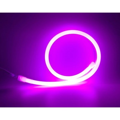 Lilla / pink D16 Neon Flex LED – 8W pr. meter IP67 230V