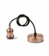 Restsalg: V-Tac designer lampefatning - Rød Bronze, E27