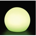 V-Tac RGB LED kugle - Genopladelig, med fjernbetjening, Ø30 cm