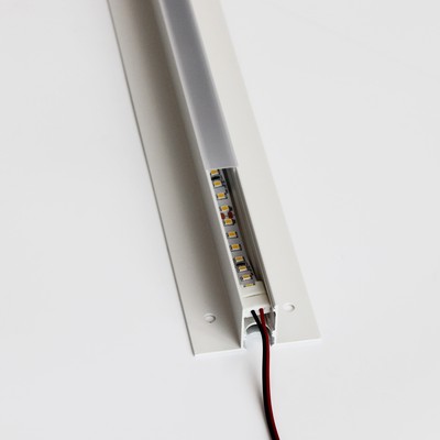 Billede af Troldtekt Skinne 60 cm til LED strips - Planforsænket, kan forlænges hos MrPerfect.dk