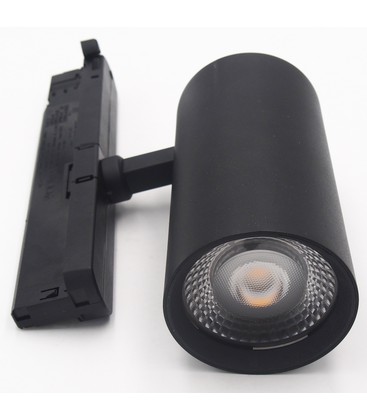 Outlet: LEDlife sort skinnespot 28W - Flicker free, Citizen LED, RA90, 3-faset