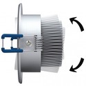 Outlet: 3W indbygningsspot - Hul: Ø6,6 cm, Mål: Ø8 cm, 4 cm høj, 24V