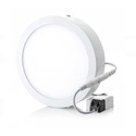 V-Tac 18W LED loftslampe - Ø19cm, Højde: 2,4cm, hvid kant, inkl. lyskilde