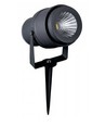 V-Tac 12W LED havelampe - Sort, med spyd, IP65, 230V