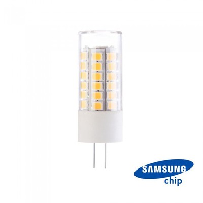 V-Tac 3,2W LED pære - Samsung LED chip, 12V, G4 - Dæmpbar : Ikke dæmpbar, Kulør : Varm