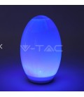 V-Tac RGB+W LED æg - Solcelle, Ø18,8 cm