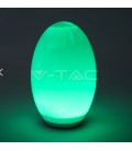 V-Tac RGB+W LED æg - Solcelle, Ø18,8 cm