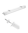 120cm 40W LED armatur, gennemfortrådet - IP65, Easy connect