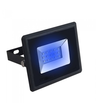V-Tac 10W LED projektør - Arbejdslampe, blå, udendørs