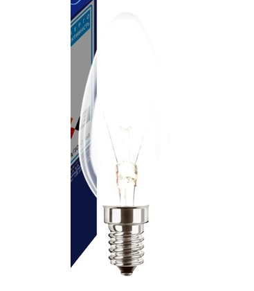 Klar E14 25W glødetrådspære - Traditionel pære, 200lm, dæmpbar, B35 Klar E14 25W glødetrådspære - Traditionel pære, 200lm, dæmpbar, B35