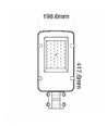 V-Tac 50W LED gadelampe - Samsung LED chip, Ø60mm, IP65, 137lm/w