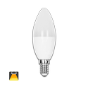 Outlet: Aigostar LED A5 C37 7W, E14 fatning - 3000K, Sæt af 5 stykker