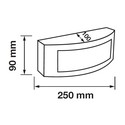 Outlet: V-Tac LED væglampe - IP44 udendørs, Med E27 fatning, 230V, uden lyskilde