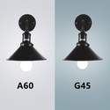 Outlet: LED A5 A60 - Stor Spredning - E27 9W 3000K