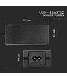 60W / 12V DC strømforsyning til LED strips - 5A, IP44 vådrum