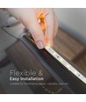5m 4,2W/m LED strip - 12V DC, 60 LED pr. meter