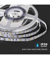 V-Tac 4,8W/m LED strip - 5m, IP20, 30 LED pr. meter