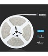5m 9W/m stænktæt LED strip - 24V DC, IP65, 60 LED pr. meter