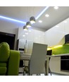 5m 9W/m stænktæt LED strip - 24V DC, IP65, 60 LED pr. meter