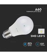 E27 8,5W LED pære - A60, 200 grader