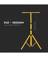 V-Tac Stander til projektører - Tripod, Kan foldes sammen