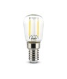 E14 2W LED køleskabspære - ST26, Kultråd