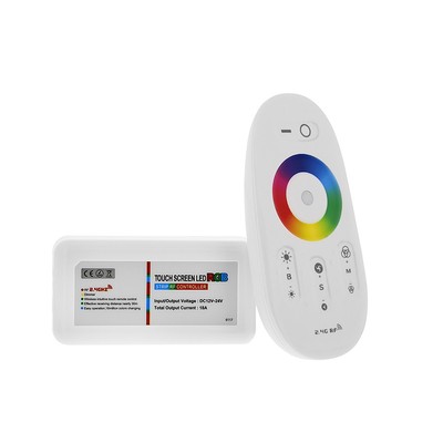 RGB controller med fjernbetjening – RF trådløs 12V (216W) 24V (432W)