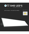 V-Tac 120x30 LED panel - 29W, hvid kant, 120lm/W