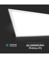 V-Tac 120x30 LED panel - 29W, hvid kant, 120lm/W