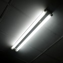 V-Tac T8 LED grundarmatur - Til 2x 60cm LED rør, IP20 indendørs