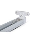 60cm T8 LED grundarmatur - Til 2x 60cm LED rør, IP20 indendørs