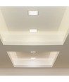 3W 8,4x8,4cm LED indbygningspanel - Hul: 7,3 x 7,3 cm, Mål: 8,4 x 8,4 cm