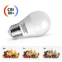 Outlet: LED A5 G45 - Stor Spredning - E27 7W - 3000K