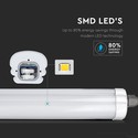 V-Tac vandtæt 18W komplet LED armatur - 60 cm, IP65, 230V