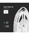 5m 7W/m RGB LED strip - 12V DC, IP20, 60 LED pr. meter