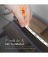 5m 7W/m RGB LED strip - 12V DC, IP20, 60 LED pr. meter
