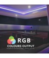 5m 7W/m RGB LED strip - 12V DC, IP20, 60 LED pr. meter