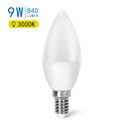 Outlet: Aigostar LED-lampe, A5 C37 - 9W, E14 fatning, 3000K, Varmt Hvidt Lys, Sæt med 5 stykker