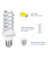 Outlet: LED B5 Spiral, 7W, E27, 3000K