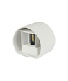 5W LED væglampe - IP65 udendørs, Rund, Hvid, Justerbar spredning, Inkl. lyskilde