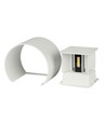 5W LED væglampe - IP65 udendørs, Rund, Hvid, Justerbar spredning, Inkl. lyskilde