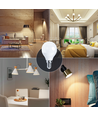 Outlet: Aigostar LED lampe A5 G45 6W, E14 fatning - 4000K, 500lm, erstatter 42W, sæt med 5 stykker