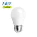 Outlet: Aigostar LED-lampe A5 G45 6W, E27 fatning - 4000K, 500lm, Erstatter 42W, Sæt med 5 stykker