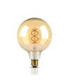 E27 5W LED globepære - Ø12,5cm, Kultråd, ekstra varm hvid