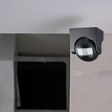 V-Tac bevægelsessensor - LED venlig, sort, PIR infrarød, IP44 udendørs