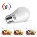 Outlet: LED A5 G45 - Stor Spredning - E27, 9W, 3000K