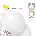 Outlet: LED A5 G45 - Stor Spredning - E27, 9W, 3000K