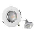 Outlet: V-Tac 10W LED indbygningsspot - Hul: Ø12 cm, Mål: Ø13.5 cm, 230V