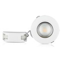 Outlet: V-Tac 10W LED indbygningsspot - Hul: Ø12 cm, Mål: Ø13.5 cm, 230V