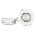 V-Tac 10W LED indbygningsspot - Hul: Ø12 cm, Mål: Ø13.5 cm, 230V